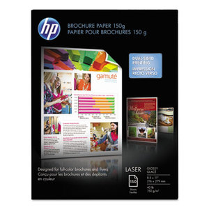 Hewlett-Packard Q6611A Color Laser Brochure Paper, 97 Brightness, 40lb, 8-1/2 x 11, White, 150 Shts/Pk by HEWLETT PACKARD COMPANY