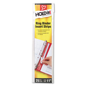 Cardinal Brands, Inc 21110 HOLDit! Self-Adhesive Multi-Punched Binder Insert Strips, 25 Strips/Pack by CARDINAL BRANDS INC.