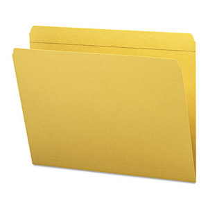 SMEAD MANUFACTURING COMPANY 12210 File Folders, Straight Cut, Reinforced Top Tab, Letter, Goldenrod, 100/Box by SMEAD MANUFACTURING CO.