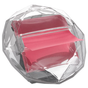 Pop-Up Notes Diamond Dispenser, 3 x 3 Pad, Clear by 3M/COMMERCIAL TAPE DIV.