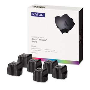 Katun Corporation 39389 KAT39389 Phaser 8400 Compatible, 108R00608 Solid Ink, 6800 Yld, 6/Box, Black by KATUN CORPORATION