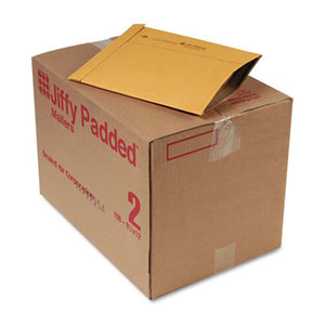 ANLE PAPER/SEALED AIR CORP. 49263 Jiffy Padded Mailer, Side Seam, #2, 8 1/2 x 12, Golden Brown, 100/Carton by ANLE PAPER/SEALED AIR CORP.