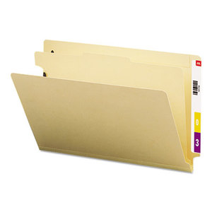 SMEAD MANUFACTURING COMPANY 29825 Manila End Tab Classification Folders, Legal, Four-Section, 10/Box by SMEAD MANUFACTURING CO.