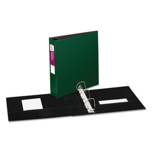 Avery 27553 Durable Binder with Slant Rings, 11 x 8 1/2, 2", Green by AVERY-DENNISON