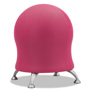 Safco Products 4750PI Zenergy Ball Chair, 22 1/2" Diameter x 23" High, Pink/Silver by SAFCO PRODUCTS