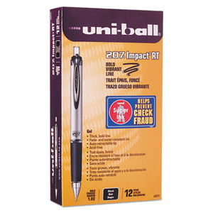 207 Impact Roller Ball Retractable Gel Pen, Black Ink, Bold by SANFORD