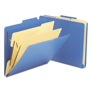 SMEAD MANUFACTURING COMPANY 14045 2-1/2" Expansion Heavy-Duty Poly Classification Folders, Letter, Blue, 10/Box by SMEAD MANUFACTURING CO.