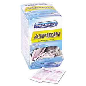 ACME UNITED CORPORATION 90014 Aspirin Medication, Two-Pack, 50 Packs/Box by ACME UNITED CORPORATION