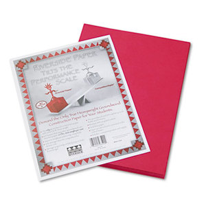 PACON CORPORATION 103590 Riverside Construction Paper, 76 lbs., 9 x 12, Red, 50 Sheets/Pack by PACON CORPORATION