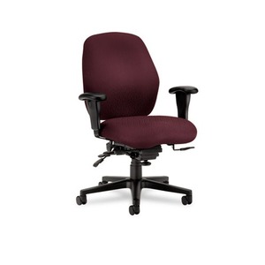 7800 Series High-Performance Mid-Back Task Chair, Tectonic Wine by HON COMPANY