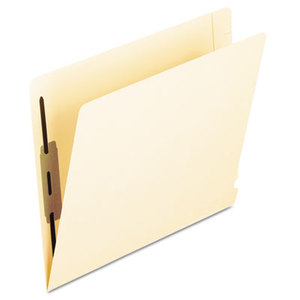 Cardinal Brands, Inc 13240 Laminated Spine End Tab Folder with 2 Fasteners, 14 pt Manila, Letter, 50/Box by ESSELTE PENDAFLEX CORP.