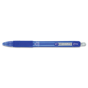 ZEBRA PEN CORPORATION 42420 Z-Grip Retractable Gel Pen, Blue Ink, Medium, Dozen by ZEBRA PEN CORP.