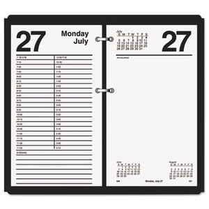 Large Desk Calendar Refill, 4 1/2 x 8, White, 2016 by AT-A-GLANCE