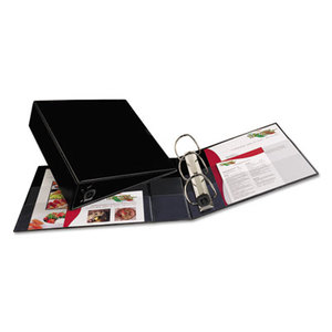 Avery 79983 Heavy-Duty Binder with One Touch EZD Rings, 11 x 8 1/2, 3" Capacity, Black by AVERY-DENNISON