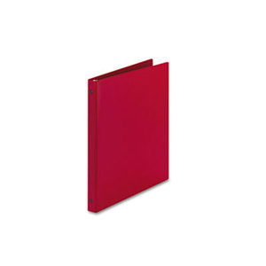 Avery 03210 Economy Non-View Binder with Round Rings, 11 x 8 1/2, 1/2" Capacity, Red by AVERY-DENNISON