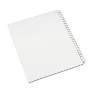 Avery 82191 Allstate-Style Legal Exhibit Side Tab Dividers, 25-Tab, 201-225, Letter, White by AVERY-DENNISON