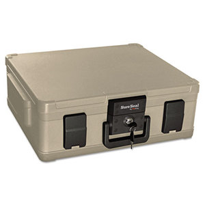 FireKing Security Group SS104 Fire and Waterproof Chest, 0.38 ft3, 19-9/10w x 17d x 7-3/10h, Taupe by FIRE KING INTERNATIONAL