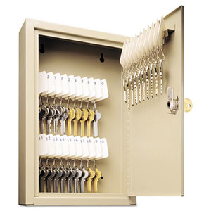 MMF INDUSTRIES 201903003 Uni-Tag Key Cabinet, 30-Key, Steel, Sand, 8 x 2 5/8 x 12 1/8 by MMF INDUSTRIES