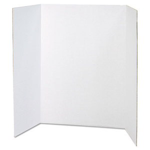 Spotlight Presentation Board, 48 x 36, White, 24/Carton by PACON CORPORATION