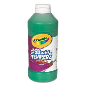 BINNEY & SMITH / CRAYOLA 543115044 Artista II Washable Tempera Paint, Green, 16 oz by BINNEY & SMITH / CRAYOLA