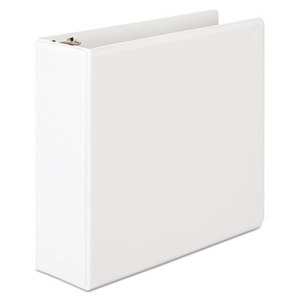 Basic D-Ring View Binder, 3" Cap, White by WILSON JONES CO.