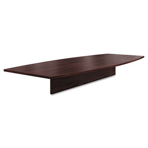 HON COMPANY T12048PNN Preside Boat-Shaped Conference Table Top, 120 x 48, Mahogany by HON COMPANY