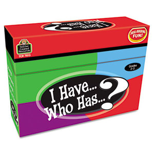 I Have Who Has Game, Grades 2-3, Class Play, 37 Cards/Game, 148/Box by TEACHER CREATED RESOURCES