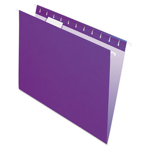 Cardinal Brands, Inc 81611 Essentials Colored Hanging Folders, 1/5 Tab, Letter, Violet, 25/Box by ESSELTE PENDAFLEX CORP.