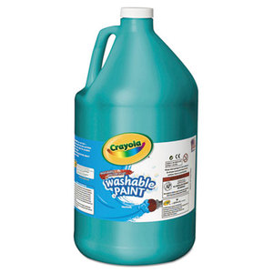 Washable Paint, Turquoise, 1 gal by BINNEY & SMITH / CRAYOLA