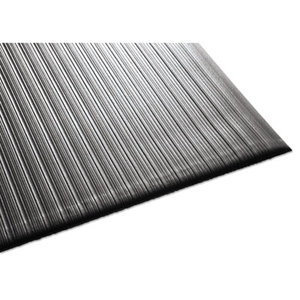 Air Step Antifatigue Mat, Polypropylene, 36 x 60, Black by MILLENNIUM MAT COMPANY