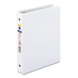 Avery 05806 Economy View Binder w/Round Rings, 5 1/2 x 8 1/2, 1" Cap, White by AVERY-DENNISON