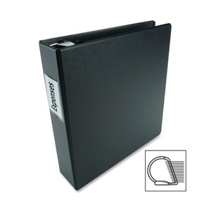 ACCO Brands Corporation W384-44BPP Heavy-Duty D-Ring Binder w/Extra-Durable Hinge, 2" Cap, Black by WILSON JONES CO.