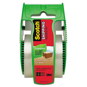 3M 175G Greener Commercial Grade Packaging Tape, 1.88" x 19.4yds, 1 1/2" Core by 3M/COMMERCIAL TAPE DIV.