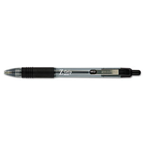 ZEBRA PEN CORPORATION 22910 Z-Grip Neon Retractable Ballpoint Pen, 1.0 mm, Medium, Black, Dozen by ZEBRA PEN CORP.