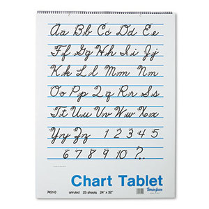 PACON CORPORATION 74510 Chart Tablets, Unruled, 24 x 32, White, 25 Sheets by PACON CORPORATION