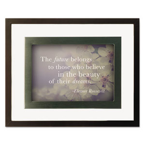 Nature Collection Motivational Frame, One Frame/Four Prints, 10 3/4 x 8 3/4 by DAX MANUFACTURING INC.