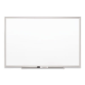 Quartet 2543 Classic Series Porcelain Magnetic Board, 36 x 24, White, Silver Aluminum Frame by QUARTET MFG.