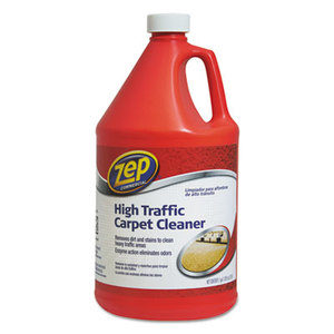 High Traffic Carpet Cleaner, 128 oz Bottle by ZEP INC.