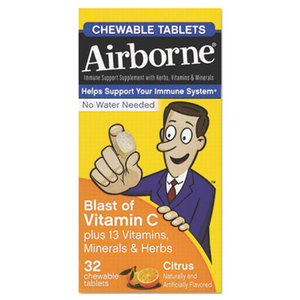 Immune Support Chewable Tablet, Citrus, 32 Count by RECKITT BENCKISER