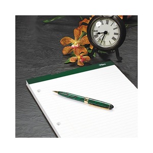 Double Docket Writing Pad, 8 1/2 x 11 3/4, White, 100 Sheets by TOPS BUSINESS FORMS