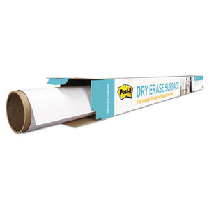 Dry Erase Film with Adhesive Backing, 72 x 48, White by 3M/COMMERCIAL TAPE DIV.