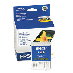 Epson Corporation T005011 T005011 Ink, 570 Page-Yield, Tri-Color by EPSON AMERICA, INC.