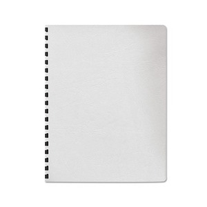 Fellowes, Inc 52137 Classic Grain Texture Binding System Covers, 11-1/4 x 8-3/4, White, 200/Pack by FELLOWES MFG. CO.