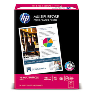 Hewlett-Packard 11510-0 Multipurpose Paper, 96 Bright, 20 lb, Letter, White, 2500 Sheets/Carton by HEWLETT PACKARD COMPANY