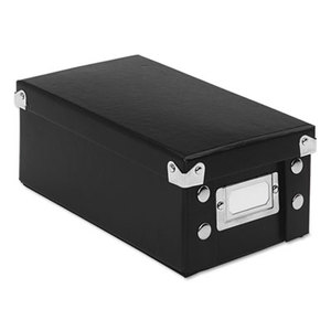 Snap 'N Store Collapsible Index Card File Box Holds 1,100 3 x 5 Cards, Black by IDEASTREAM CONSUMER PRODUCTS