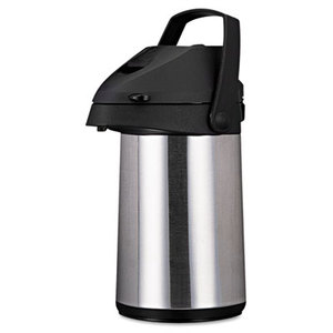Original Gourmet Food Company, Inc CPAP22 Direct Brew/Serve Insulated Airpot with Carry Handle, 2200mL, Stainless Steel by ORIGINAL GOURMET FOOD COMPANY