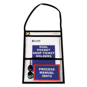 C-Line Products, Inc 38912 Shop Ticket Holders with Strap, Stitched, 150", 9 x 12, 15/BX by C-LINE PRODUCTS, INC