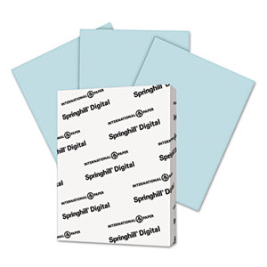 International Paper Company 026000 Digital Vellum Bristol Color Cover, 67 lb, 8 1/2 x 11, Blue, 250 Sheets/Pack by INTERNATIONAL PAPER