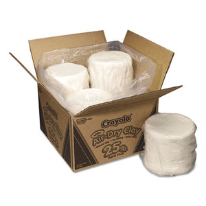 Air-Dry Clay, White, 25 lbs by BINNEY & SMITH / CRAYOLA
