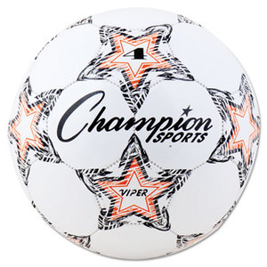 CHAMPION SPORTS VIPER4 VIPER Soccer Ball, Size 4, White by CHAMPION SPORT